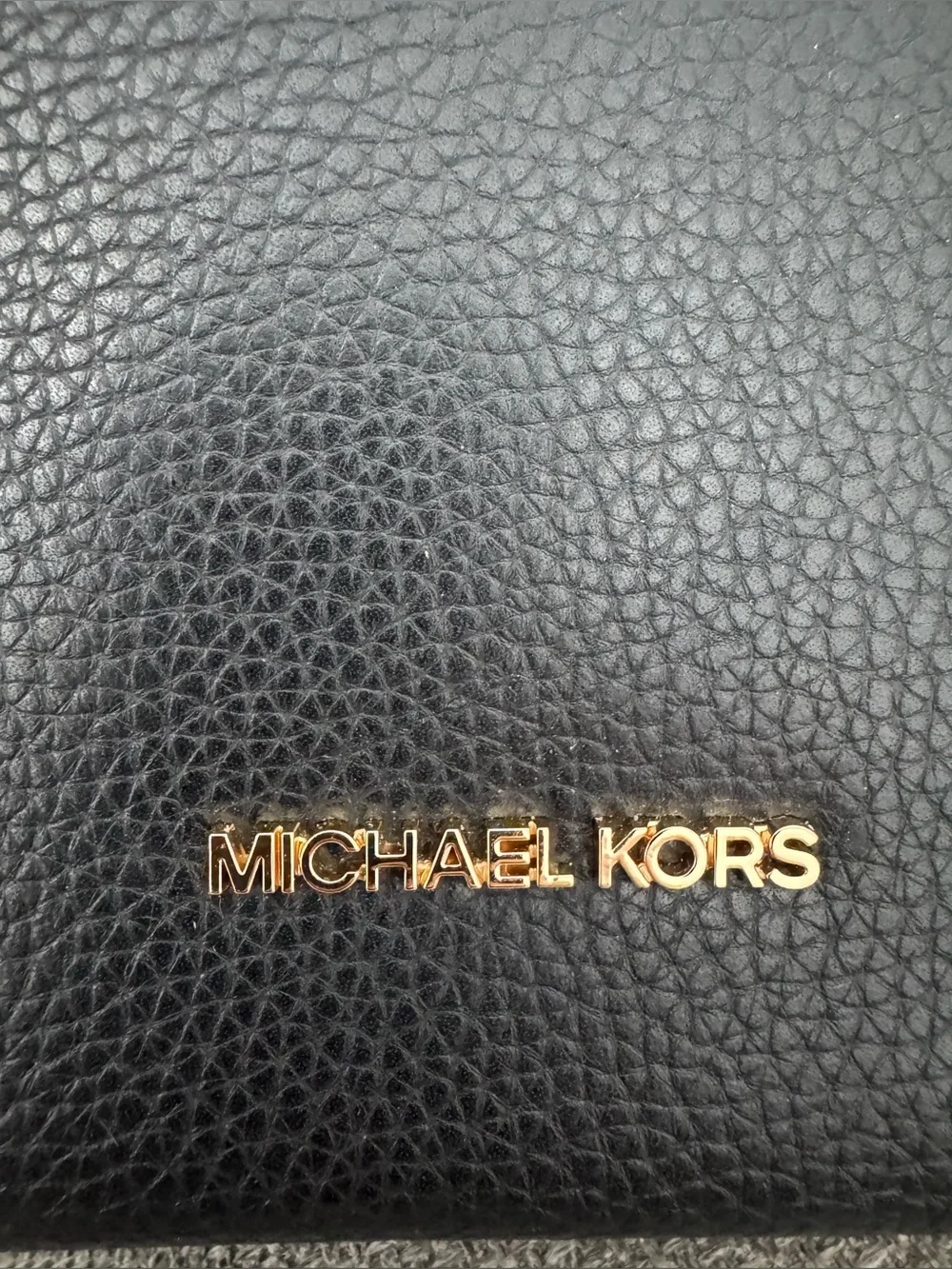 NWT Michael Kors Women Mercer Extra-Small Pebbled Leather Crossbody Bag,Black
